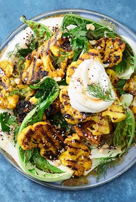 Charred Turmeric Cauliflower Salad