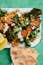 Healthier Air fryer Kale Pumpkin Chickpea Salad v2