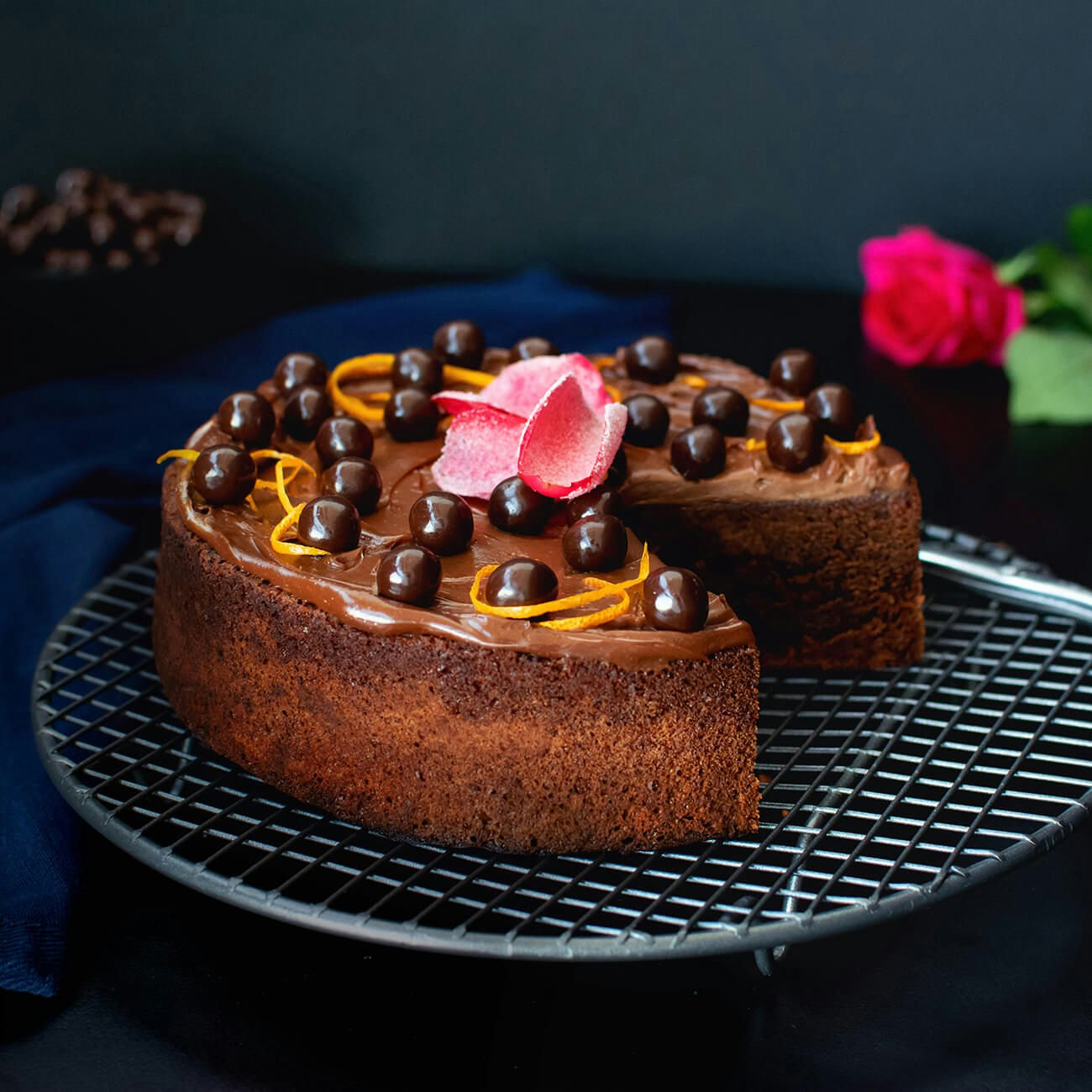 Mothers day chocolate cake