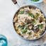 1804 chicken and mushroom risotto with kale pesto