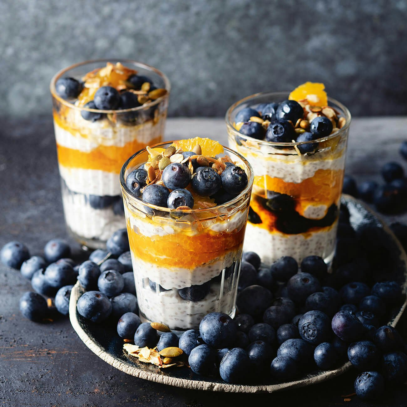 Blueberry-Orange Parfaits Recipe