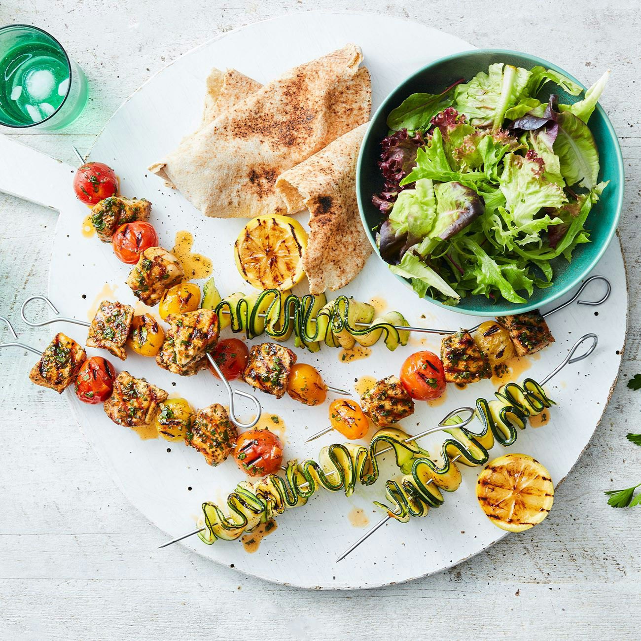 2012 healthy bbq chicken skewers