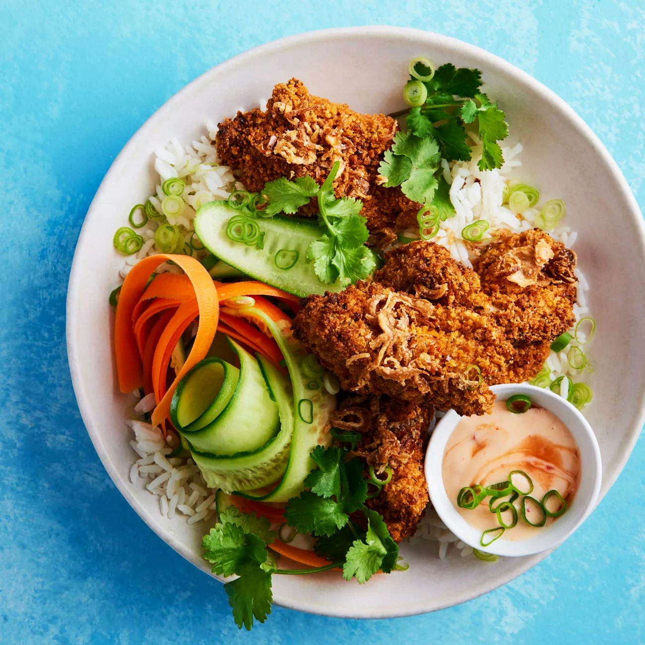 Air fryer Karaage Chicken with Pickled Cucumber v2