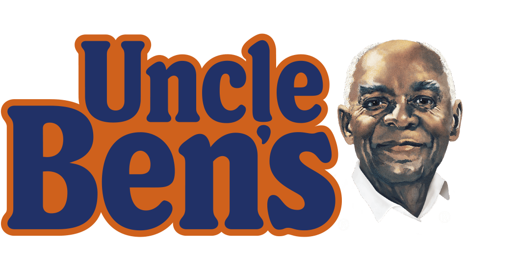 Uncle Bens Logo Orange background