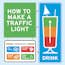 WDL 3255 Tea Towel Recipes Traffic Light