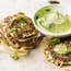 Cauliflower Broccoli Kale Fritters With Green Goddess Hummus