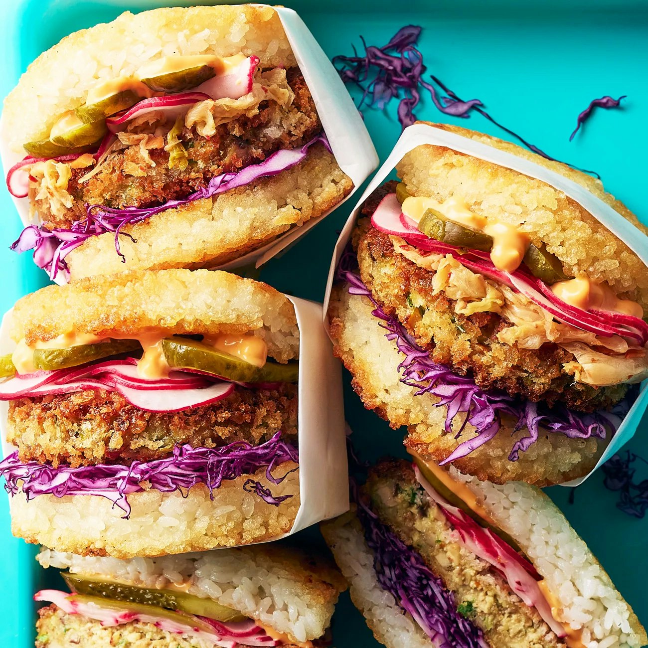 Crispy Tofu Sushi Burger