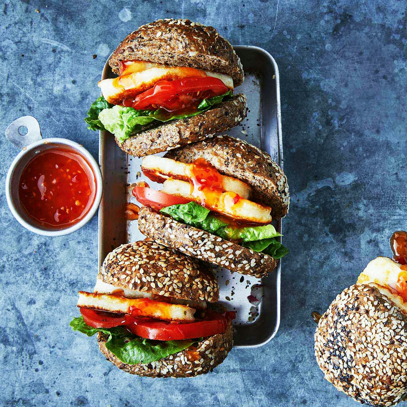 Easy Haloumi BurgersA