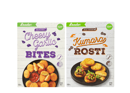 Leader Bites 500g or Vegetarian Range 420g/425g