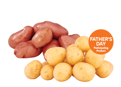 Loose Washed Red or White Potatoes