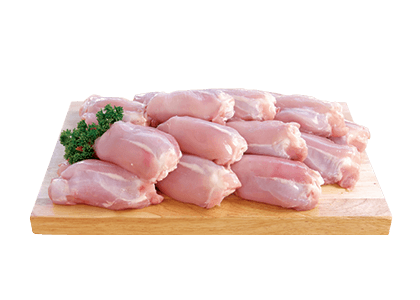 Fresh Chicken Thigh Cutlets Skinless Bone-In