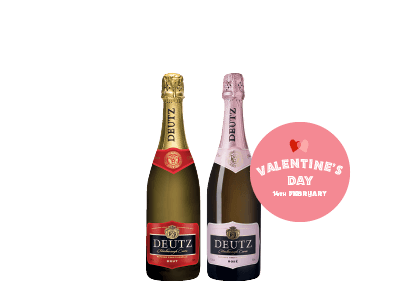 Deutz Cuvée Brut or Rosé 750ml
