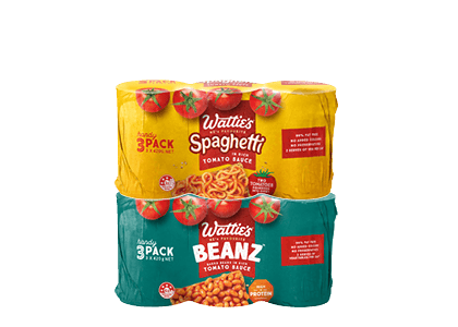 Wattie’s Baked Beanz or Spaghetti 420g 3 Pack