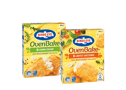 Birds Eye Oven Bake Fish Fillets 6 Pack