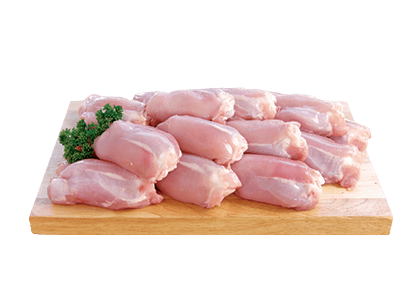 Fresh Chicken Thigh Cutlets Skinless Bone-In