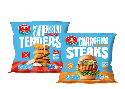 Tegel Free Range Chicken Tenders, Bites 750g or Chicken Burgers or Steaks 650g