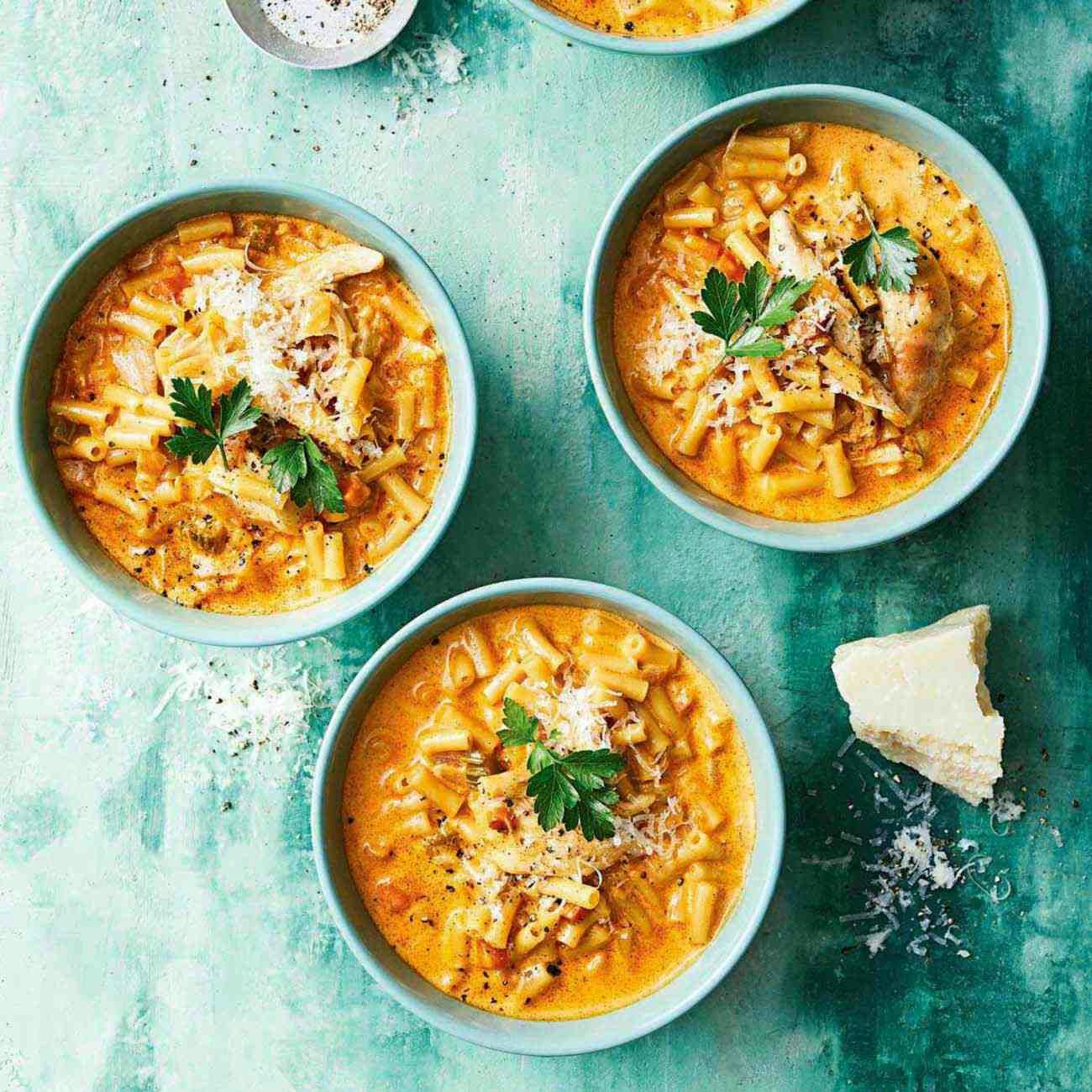 2105 one pot cheesy chicken noodle soup