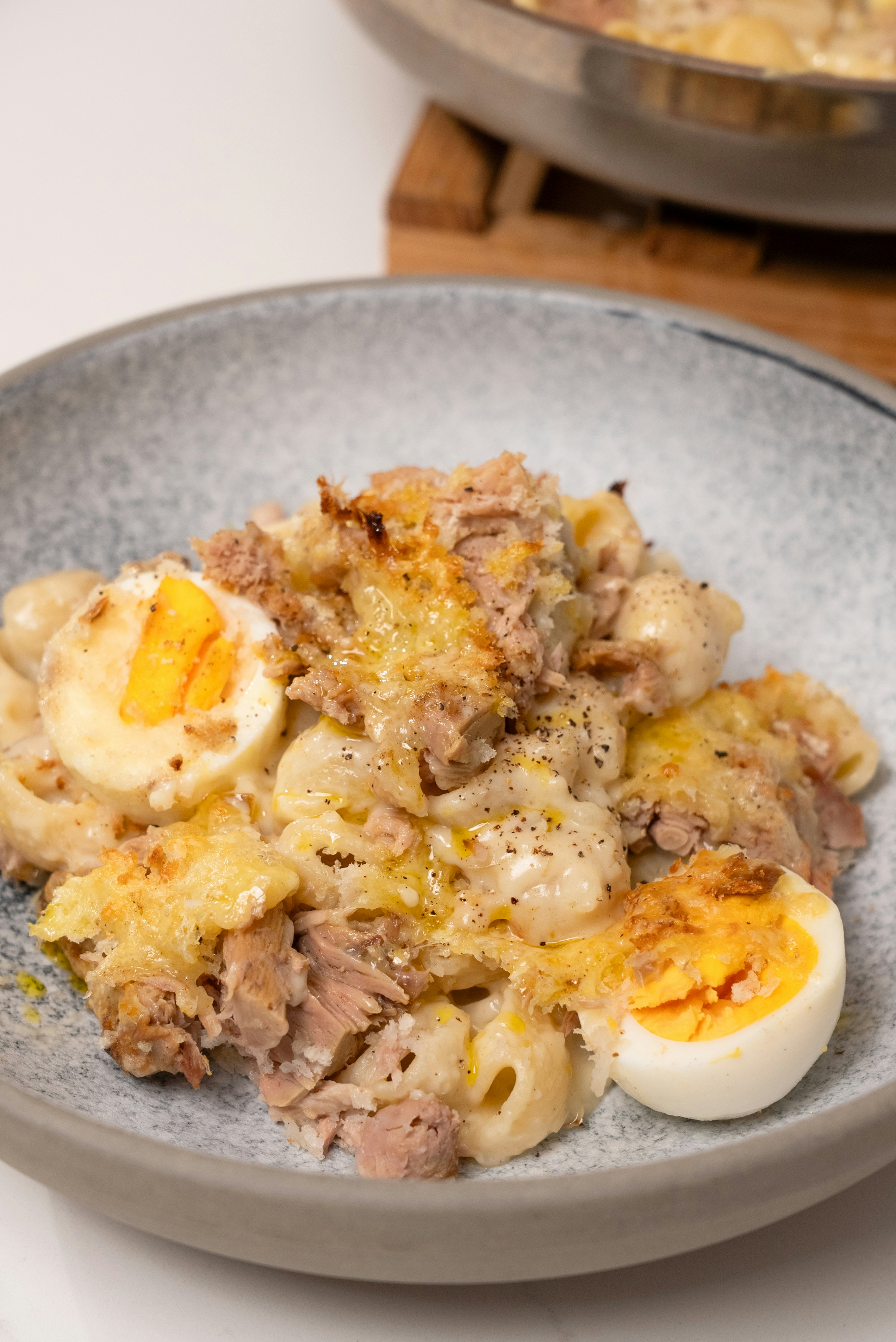 Creamy Tuna pasta bake