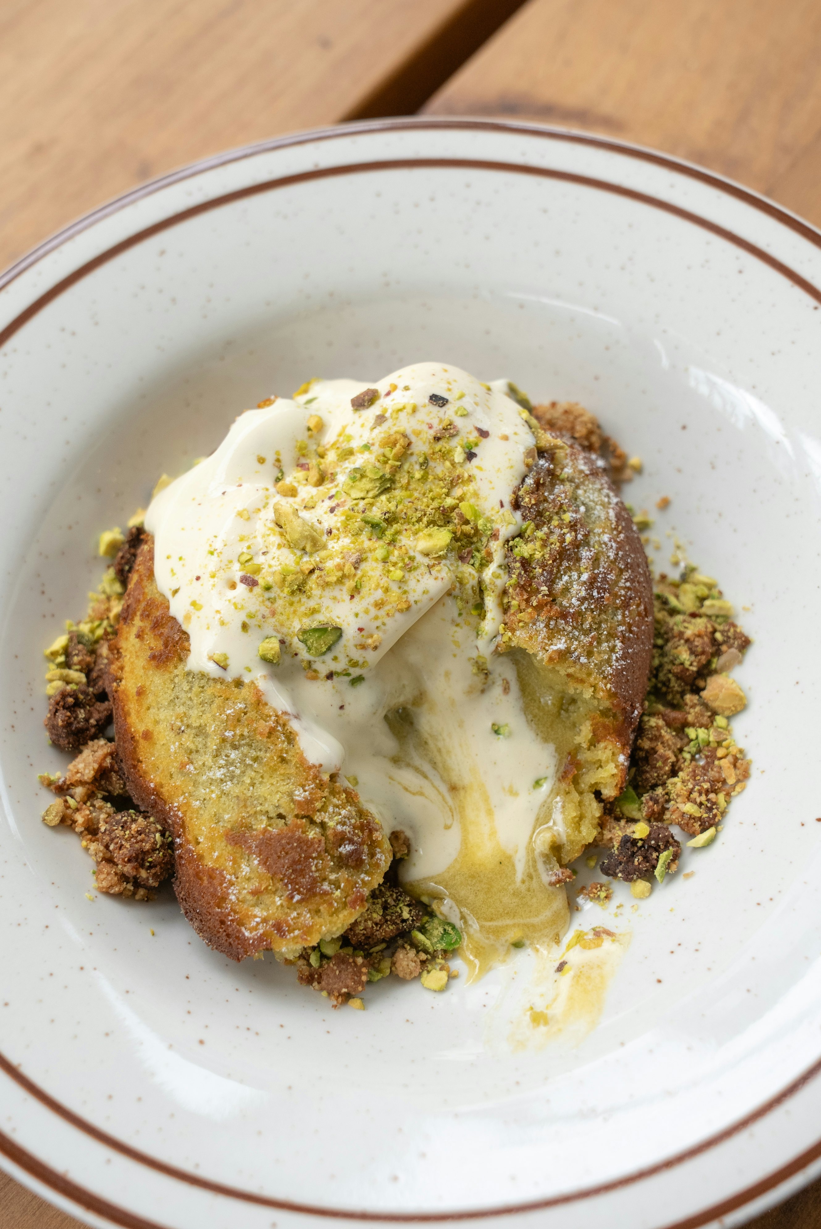 Pistachio Papi Lava Cake