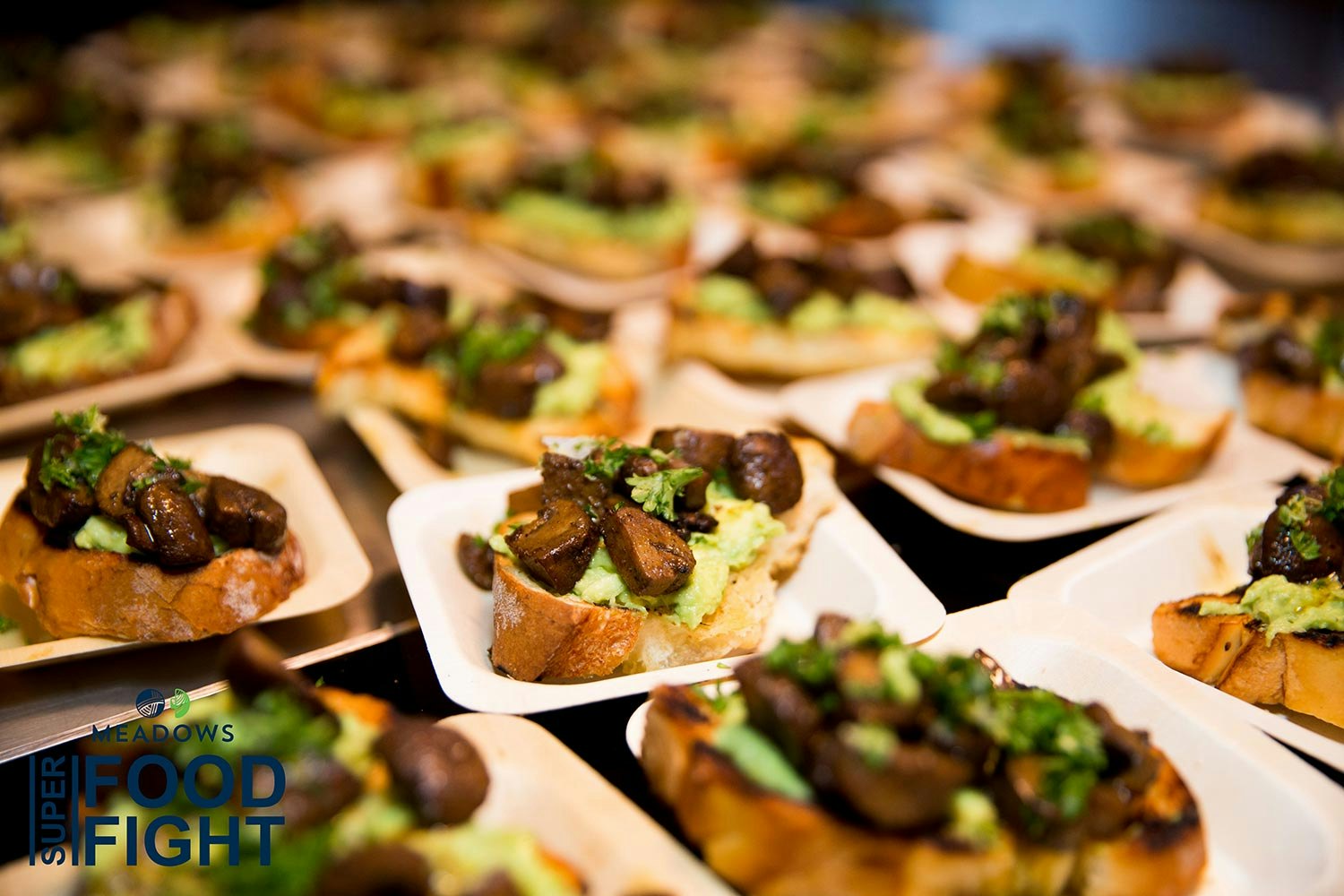 mushroom avo smash bruschetta