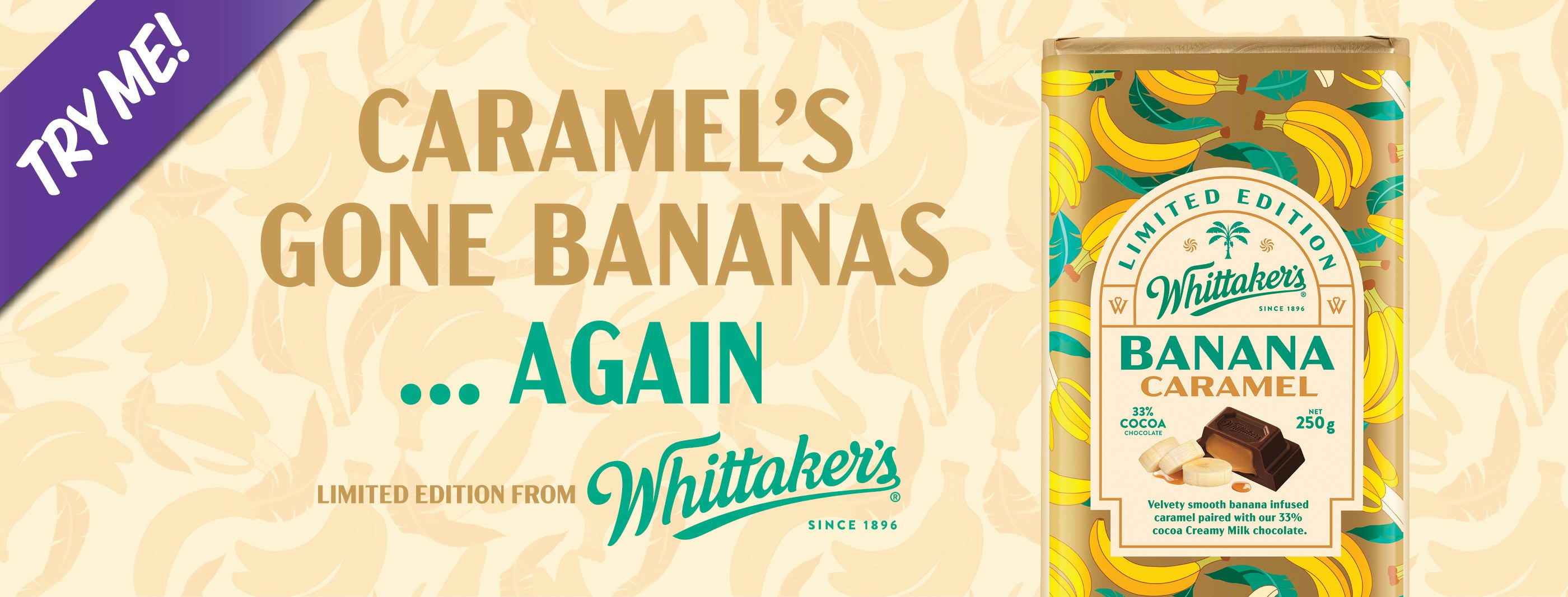 B 201 Whittaker's Banana Artwork Web Sliders Desktop