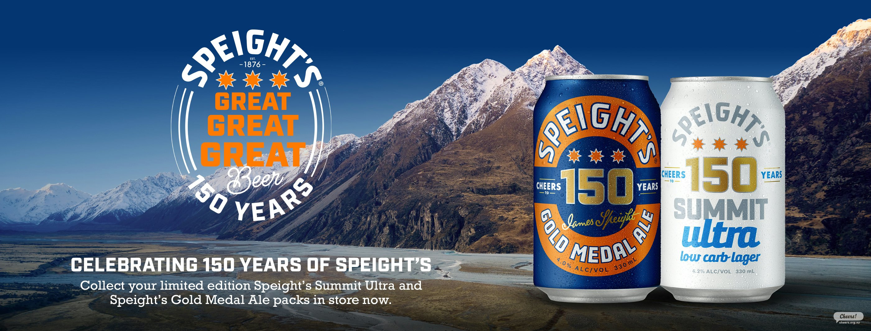 B 218 Speight's 150 Years FreshChoice WebsiteSlider Desktop 1400x533px