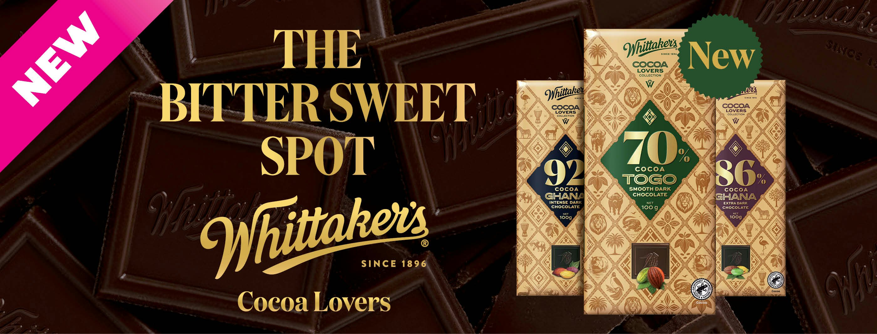 B 290 Whittaker's Cocoa Lovers Artwork Web Sliders FA Desktop