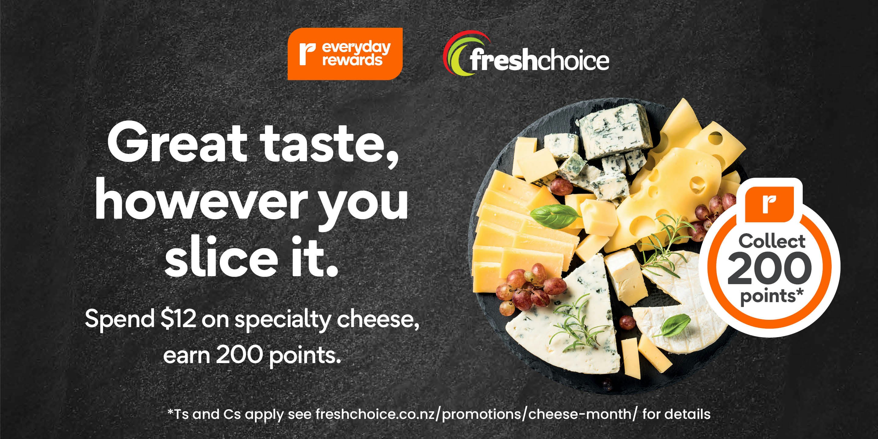Celebrate Cheese Month with FreshChoice & Everyday Rewards