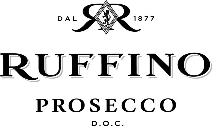 Ruffino Prosecco Black and White Logo v2