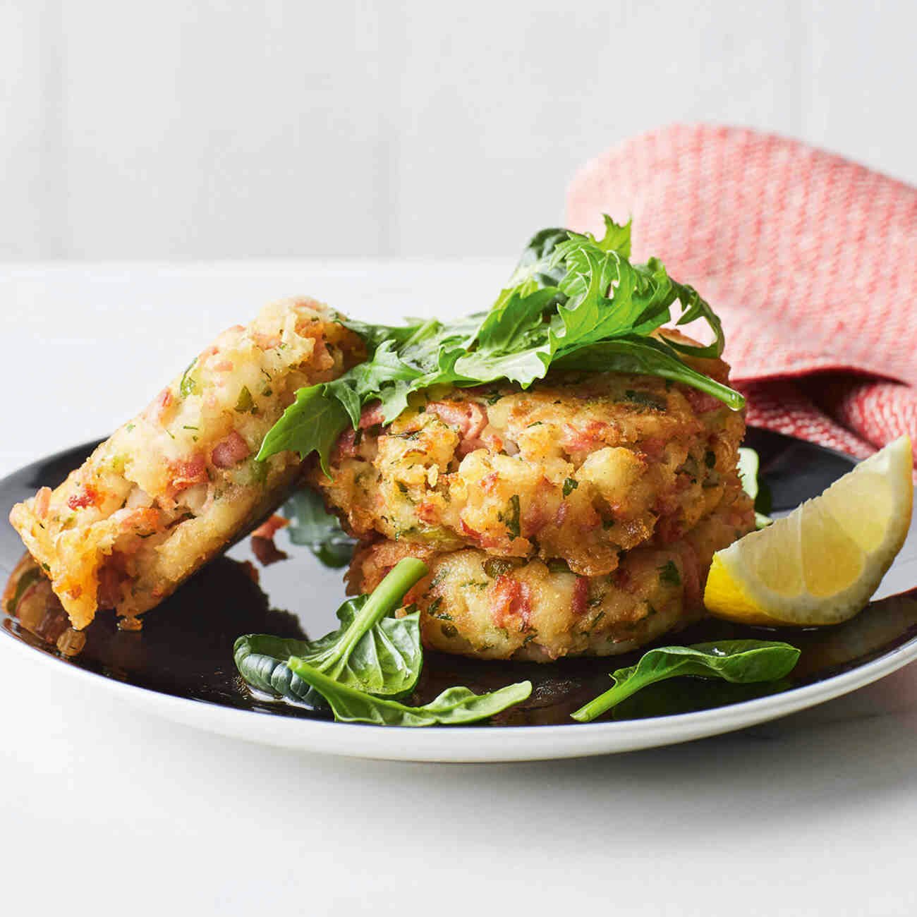 1812 ham and tatie cakes