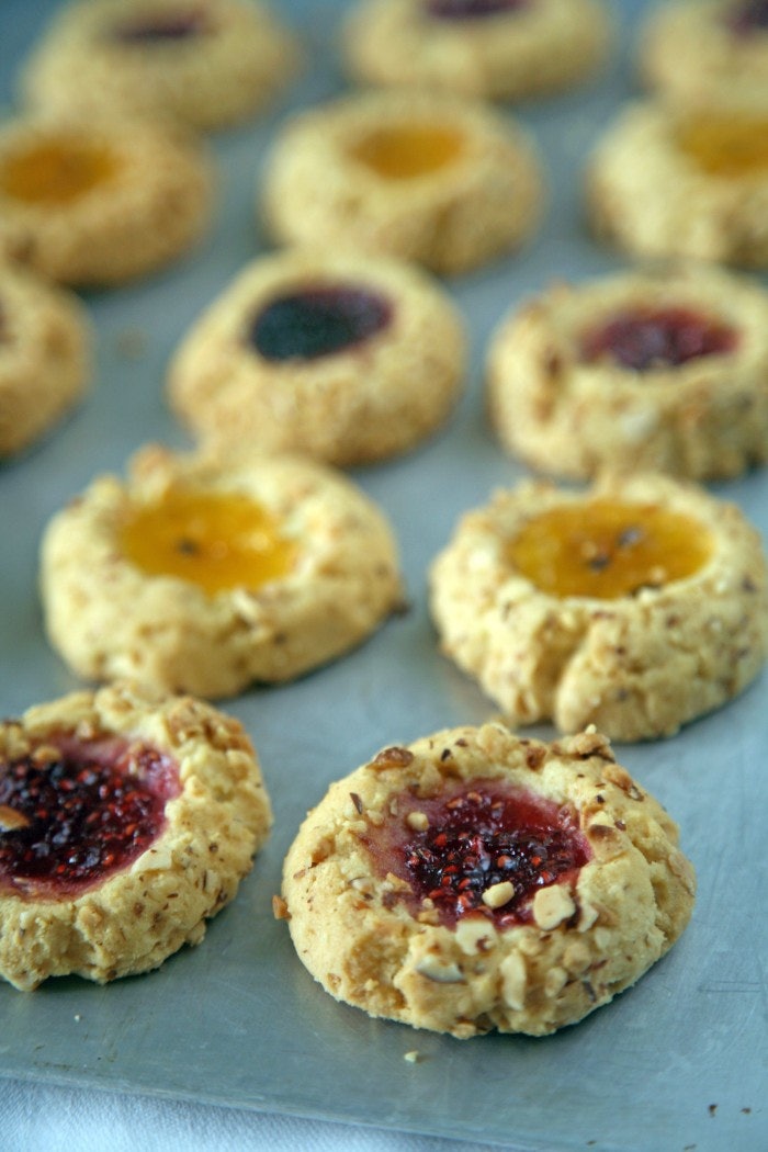 Almond Thumbprint Cookies