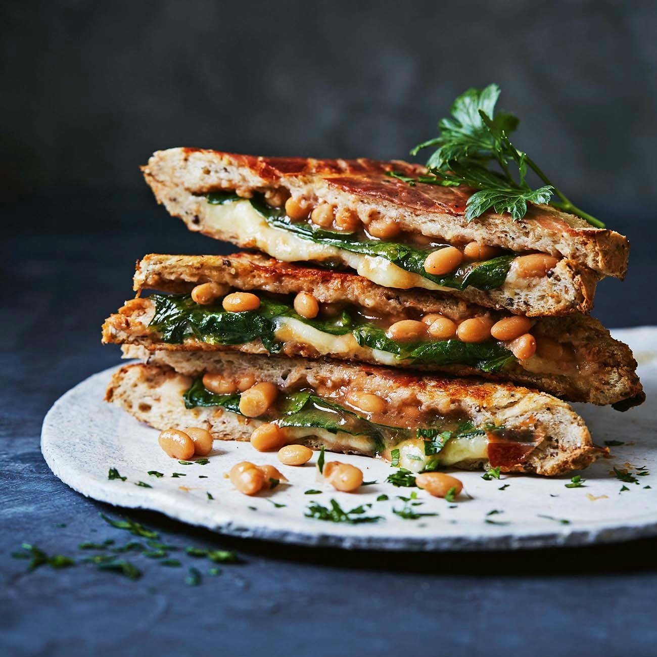 Baked Bean Jaffles
