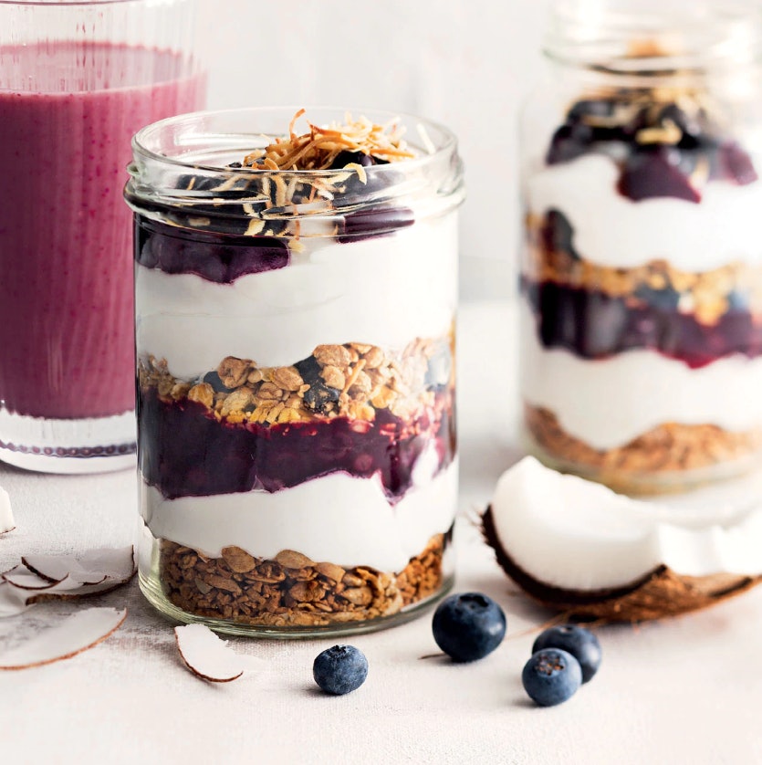 Layered Coconut Yoghurt